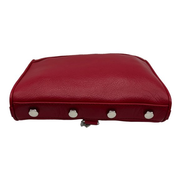 NWT Rebecca Minkoff Mini M.A.C. Red Leather Crossbody Bag BRAND NEW WITH TAG - Picture 6 of 7
